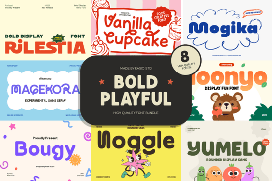 Bold Playful Bundle Font